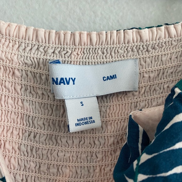 Old Navy Pink Tropical Skater Dress Sz Small - Picture 4 of 4